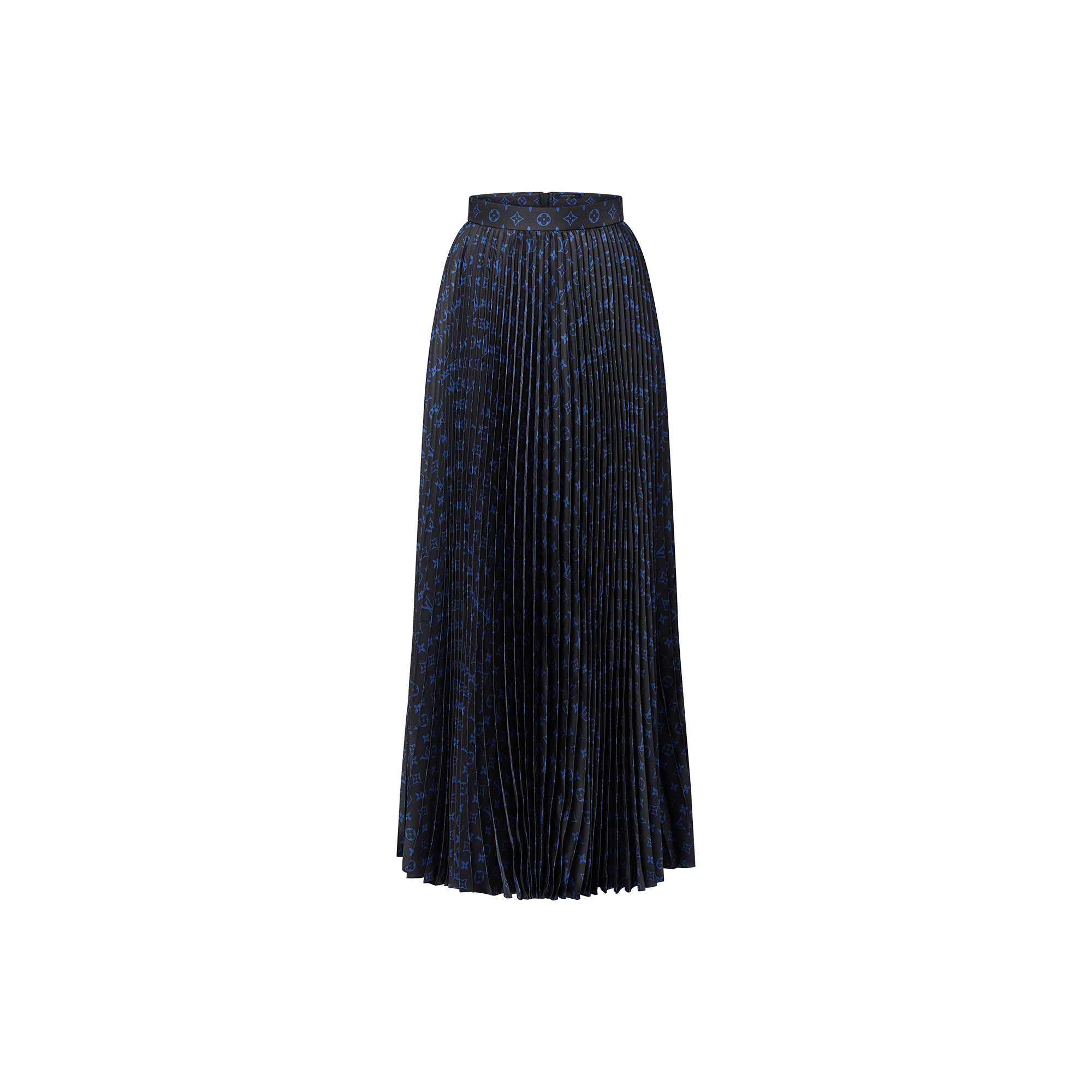 Monogram Silk Pleated Skirt Women Ready To Wear Louis Vuitton 7705